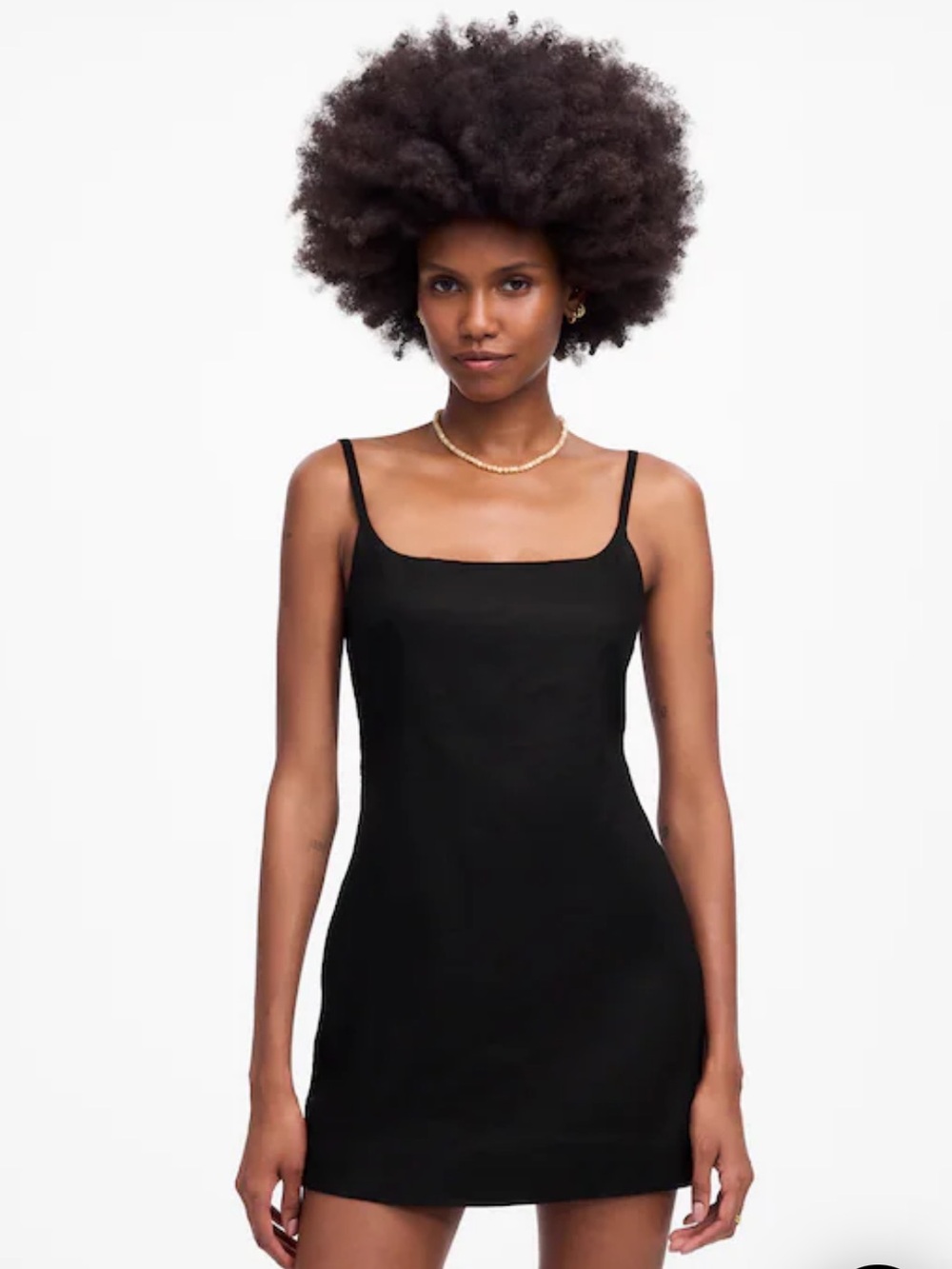 NWT Madewell Black Square-neck Romper